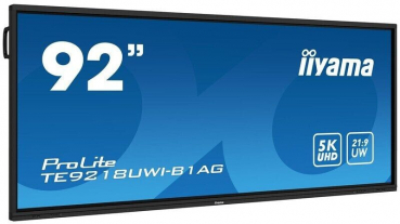 ProLite TE9218UWI-B1AG Écran interactif multi-touch ultra-large de 92" avec résolution 5K UHD et vue panoramique 21:9